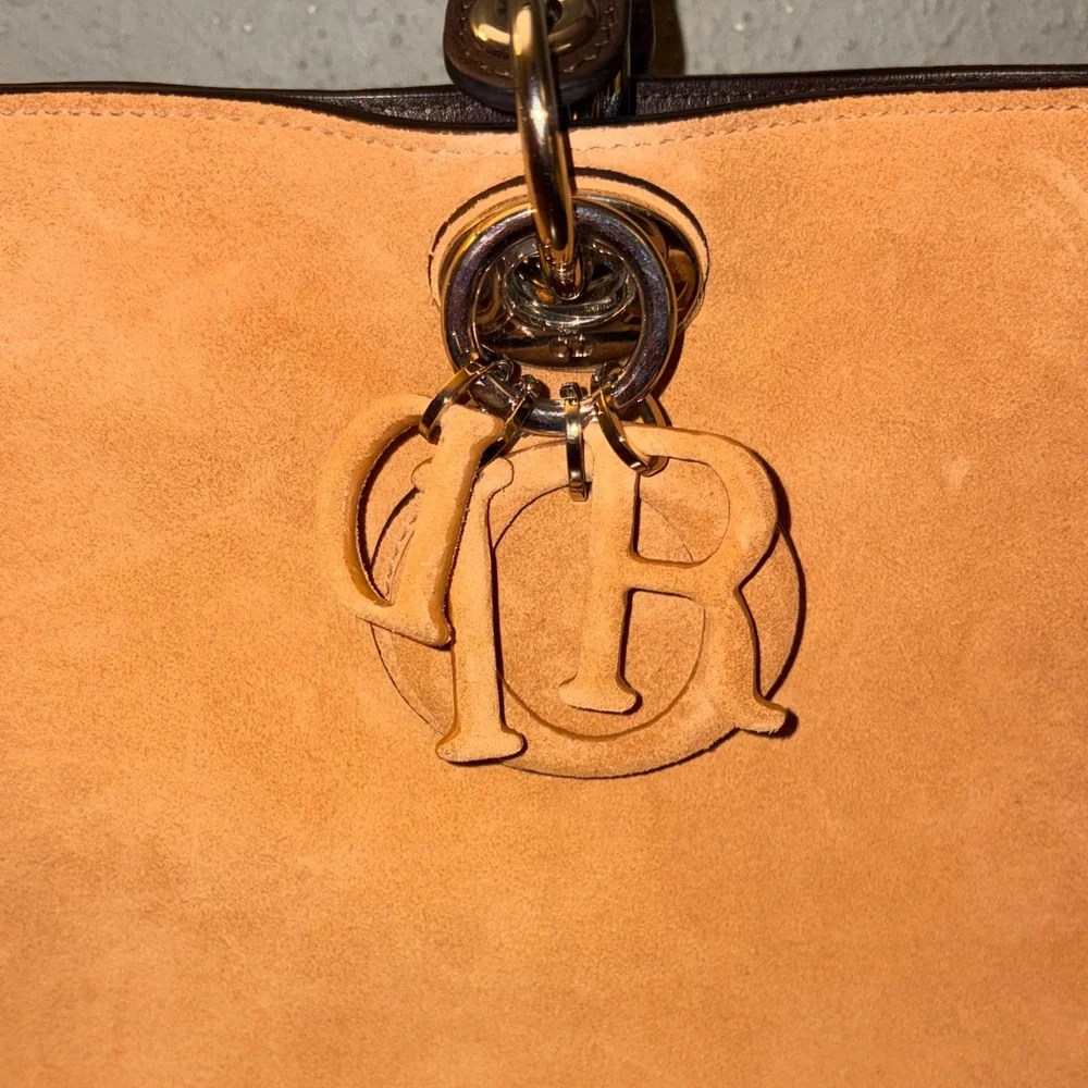 Lady Dior Handbag suede in Camel - Picture 2 of 6